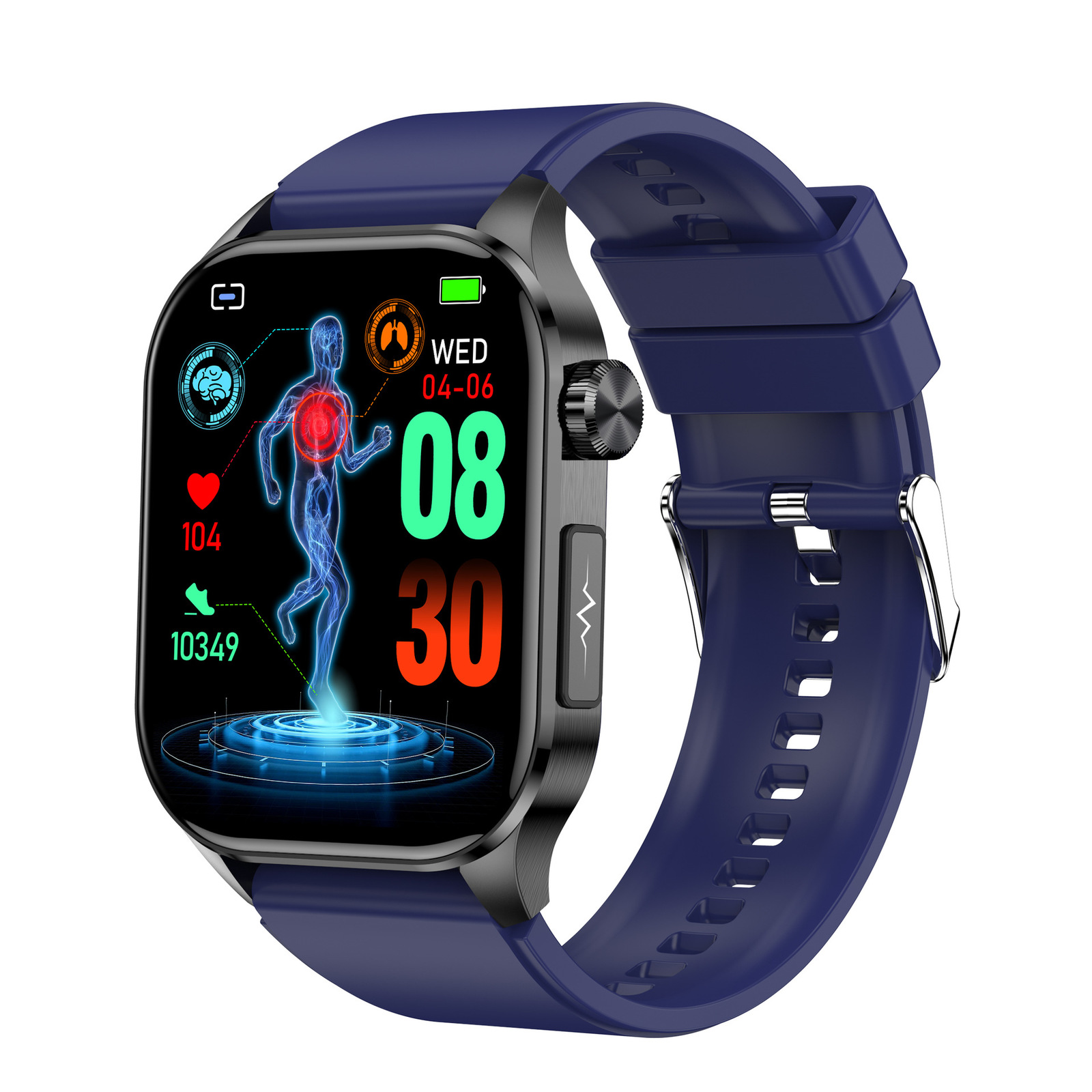 Et580 Smart Watch Amoled Non-Invasive Blood Glucose Measurement Uric Acid Blood