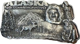 1981 Alaska Commemorative Belt Buckle #383 of 1000 - £15.56 GBP