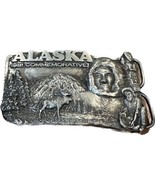 1981 Alaska Commemorative Belt Buckle #383 of 1000 - £14.80 GBP