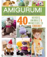 Leisure Arts Amigurumi Adorable Collect Crochet Book Crochet Pattern Books  - $57.89 CAD