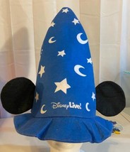 Disney Live Disney Mickey Mouse Sorcerer Fantasia Wizard Hat Pre-Owned W... - $11.87