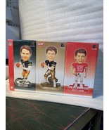 Brett Favre 7.5” bobble heads Set of 3 numbered 8449 NIB high school Pac... - $69.99