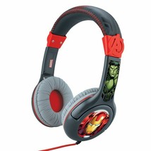 New E Kids Marvel Avengers Headphones AV-140.EX Over-the-Ear Stereo Wired Hero - £16.46 GBP