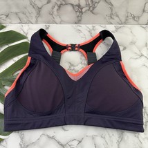 Kari Traa Womens Sports Bra Size 80 D 34 D Purple Pink Adjustable Strap - $24.74