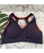 Kari Traa Womens Sports Bra Size 80 D 34 D Purple Pink Adjustable Strap - $33.83 CAD