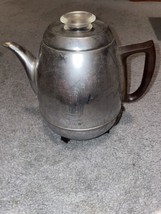 General Electric 33P30 Pot Belly/Egg Percolator Coffee Maker 1950s WORKING - $59.40