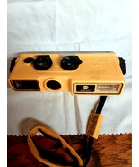 Minolta Weathermatic A 110 Film Yellow Underwater Camera W/ Strap - $30.56 CAD