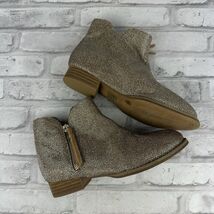 GB Girls Boots Size 3M Gold Glitter Sparkle Ankle Boots - $16.79