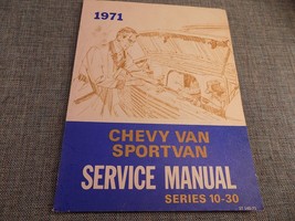 Chevy Van Sport  Van Service Manual, Series 10-30 Chevrolet ST 140-71 - £10.46 GBP