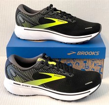 Brooks Ghost 14 Men’s Size 10 Running Shoes Black/Pearl/Nightlife - Worn... - $89.05