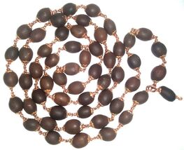 Lotus Seeds Mala / Kamal Gatta Mala In Pure Copper - $110.43 CAD