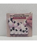 Vintage J.S.N.Y. Kitchen Cows Novelty 4 Measuring Spoon Set - $44.45