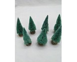 Lot Of (7) Holiday Christmas Village Trees - £14.94 GBP