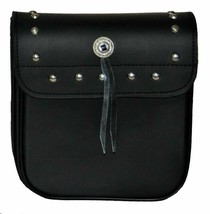Motorcycle Hold Luggage Small Studded Sissy Bar Bag by Vance Leather - £36.19 GBP