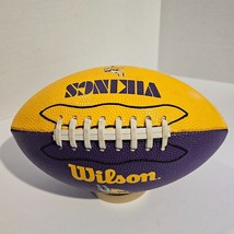 Wilson Minnesota Vikings Yellow &amp; Purple Football - £15.21 GBP