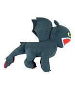 Large Toothless Plush How To Train Your Dragon 14” Tall 21” Long Black - £13.91 GBP