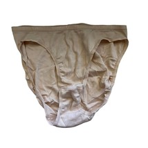 Victoria&#39;s Secret 100% Cotton Bikini Panty Beige Tan Women&#39;s Large L Y2K NWT - £39.01 GBP