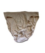 Victoria&#39;s Secret 100% Cotton Bikini Panty Beige Tan Women&#39;s Large L Y2K... - £38.30 GBP