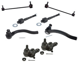 8Pcs Kit For Honda Civic Si 2.4L Tie Rods Rack Ends Lower Ball Joints Sway Bar - $157.99