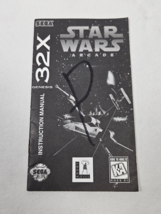 Vintage Star Wars Sega 32X MANUAL ONLY Authentic - $4.99