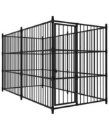 Dog Kennel Black Steel Large Durable Dog Kennel Rectangular - $1,075.00 CAD