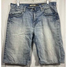 BKE Denim Tyler Mens Jean Shorts Size 36 Blue Straight Denim 5 pocket cotton - £15.67 GBP