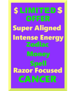 Money Spell Highly Charged Spell For Cancer Millionaire Magic for Luck M... - $862.17 MXN