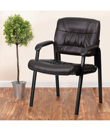 Brown Leather Side Chair BT-1404-BN-GG - $160.21 CAD