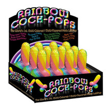 Rainbow Cock-Pops (Display) - $78.95
