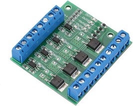 Pwm 4-Channel Plc Amplifier Circuit Board Mos Fet Module Driver, 27Vdc 10A. - £17.20 GBP