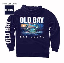 Old Bay Crab Eat Local Pullover Hoodie  NEW Fast Free Ship - $48.95+