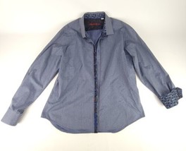 Robert Graham Mens XL Light Blue Long Sleeve Button Up - £38.85 GBP