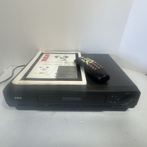 Vintage VCR vhs Player RCA VR502 4 Head Video System Incl Remote + Manual - £37.17 GBP