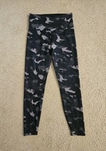 Bally Total Fitness Leggings Camouflage Camo Women&#39;s Size M Ankle Length - £7.88 GBP