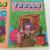 Vintage trolls coloring and activity book pad PB 1990s honey bear books - £15.53 GBP