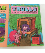 Vintage trolls coloring and activity book pad PB 1990s honey bear books - £15.44 GBP