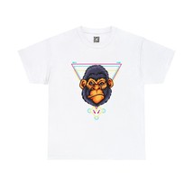 Angry Gorilla Head Sacred Geometry T-Shirt Animals Zoo Amazon Beautiful - £14.08 GBP+