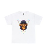 Angry Gorilla Head Sacred Geometry T-Shirt Animals Zoo Amazon Beautiful - £13.97 GBP+
