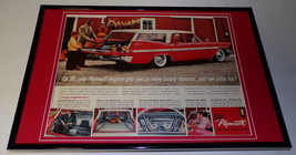 1959 Plymouth Wagon Framed 11x17 ORIGINAL Vintage Advertising Poster - £54.50 GBP