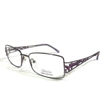 Splendor SP0011 LI Eyeglasses Frames Purple Square Full Rim 52-16-135 - $37.18