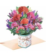 Domore Mothers Day Card, Mothers Day Gifts Displayable Pot of Flowers Po... - £7.97 GBP