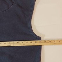 SANJEEV Gatlinburg Tennessee Men's Blue Cotton Blend Hoodie Pullover Vest Size L image 10