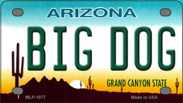Big Dog Arizona Novelty Mini Metal License Plate Tag - £11.95 GBP