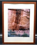Framed Signed David Pettit 8/02 Photograph Keet Seel Puebloan Cliff Dwel... - €171,21 EUR