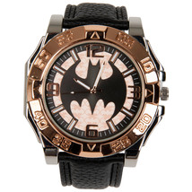 Batman Rose Gold Face Watch Black - £29.49 GBP