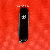 Retired Black Texas Longhorn Wenger Esquire Swiss Army Knife 65mm SAK, Fish, EDC - £34.58 GBP