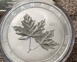 2021 Magnificent Maple .9999 Fine Silver 10 Oz Coin Canadian Royal Mint  - £279.18 GBP