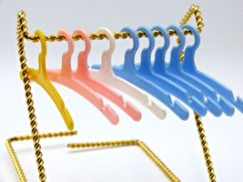 Vintage Barbie Doll Clothes Hangers Unmarked Various size/colors Lot Of 16 - £15.57 GBP