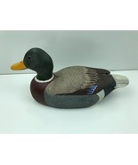 Mallard Drake Duck Decoy Original Paint Magnum Turned Head - $44.88