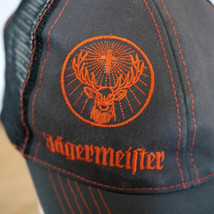 Genuine Jagermeister Embroidered Mesh Hipster TRUCKER HAT Cap One Size Adjust - £15.68 GBP
